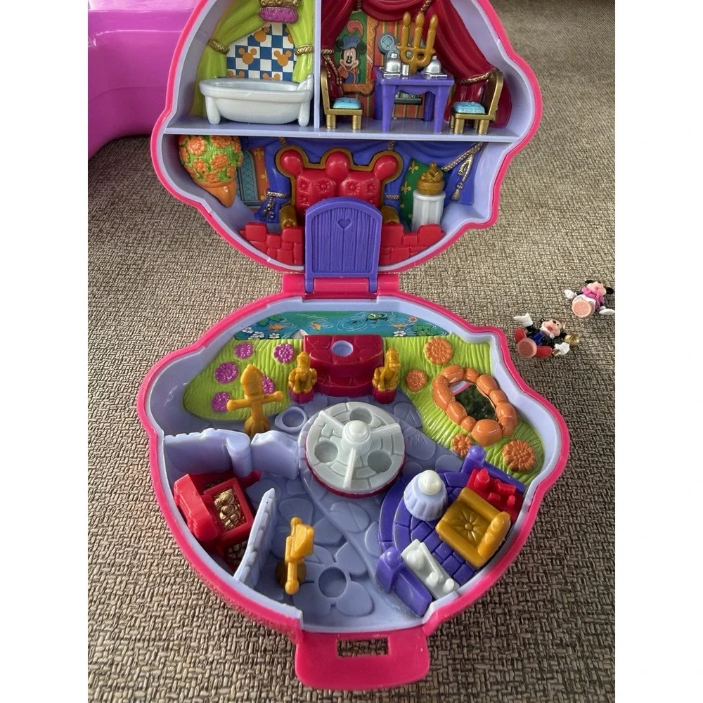 Vintage Bluebird Disney Polly pocket 1995 Mickey & Minnie Mouse Playset Compact